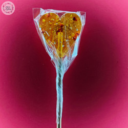 HEART-SHAPED lollipop