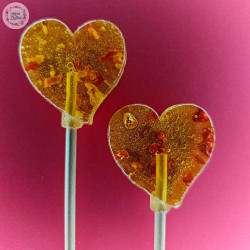 HEART-SHAPED lollipop